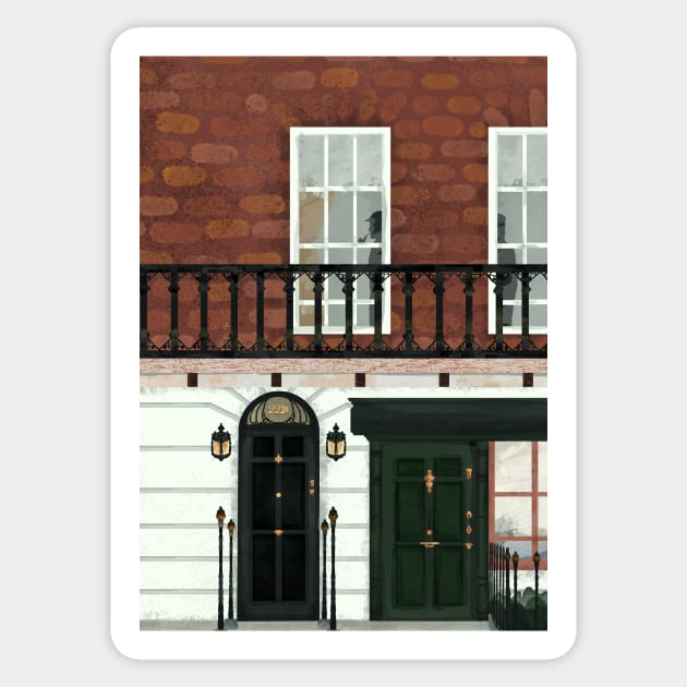 221B Baker Street Sticker by MSBoydston